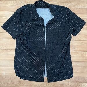 Men's Black Polka Dot Shirt